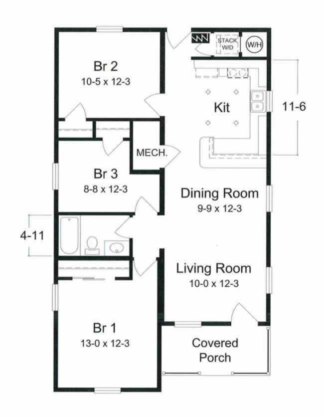 The Sea Isle coastal home is a comfortable one level, 3 bedroom, one bath home designed to meet the needs of those looking for an inexpensive modular home along the Jersey Shore.